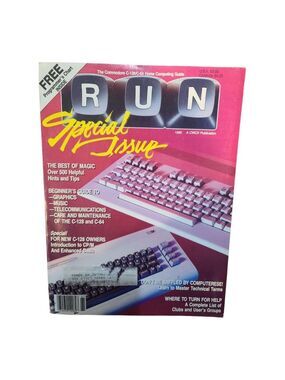 1986 RUN Commodore C-128/C-64 Magazine Special Issue